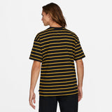 Striped Skate Tee (Black/University Gold)