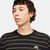 Striped Skate Tee (Black/Cargo Khaki)