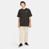 Striped Skate Tee (Black/Cargo Khaki)