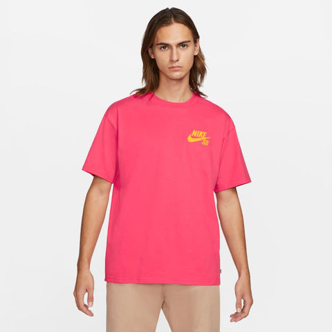 Pocket Icon Skate Tee (Pink/Yellow)