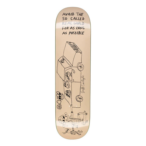 Jeff Carlyle Avoid The So Called Real World Deck (Peach) - 8.5