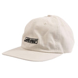 Moonsmile Script Strapback Hat (Natural/Black)