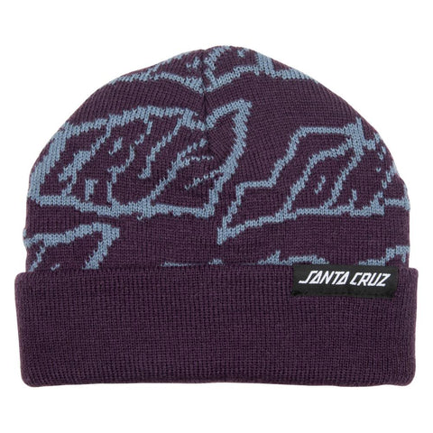 Creep Repeat Beanie (Blackcurrant)