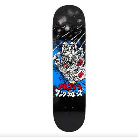 Santa Cruz x Godzilla Mecha Hand Skateboard Deck - 8.0