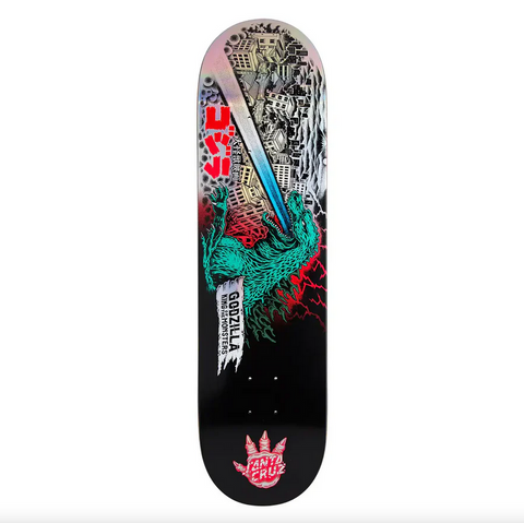 Santa Cruz x Godzilla O'Brien Reaper Skateboard Deck - 8.25