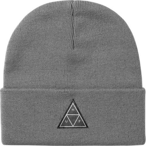 Essentials Triple Triangle Beanie (Grey Heather)