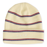 Stripe Fold Beanie (Cream)