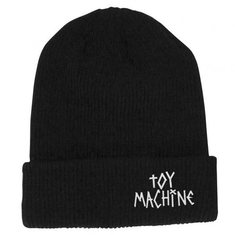 Tape Logo Beanie (Black)