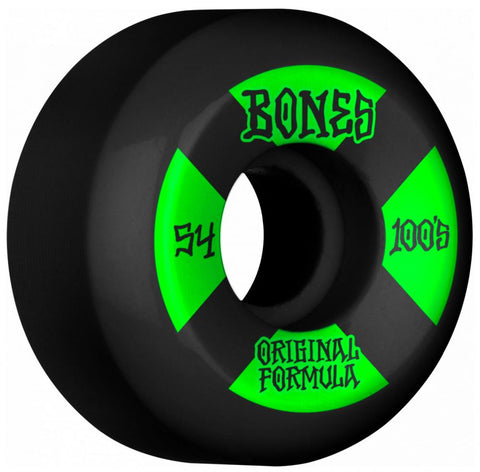 54mm V5 Sidecut Bones Wheels (Black)