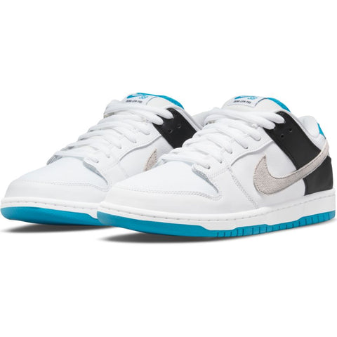 Dunk Low Pro (WHITE/NEUTRAL GREY-BLACK-LASER BLUE)