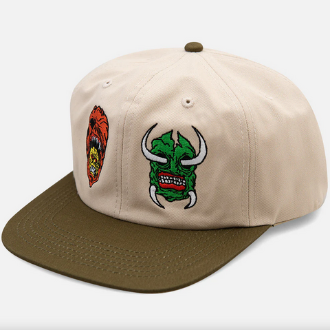 Two Face Snapback Cap (Tan)