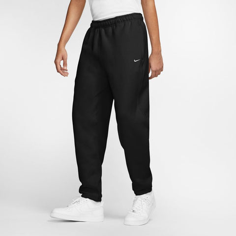 Solo Swoosh Fleece Pants (Black/White)