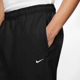 Solo Swoosh Fleece Pants (Black/White)