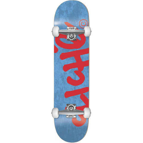 Handwritten Youth Complete Skateboard (Blue/Red) 7.375