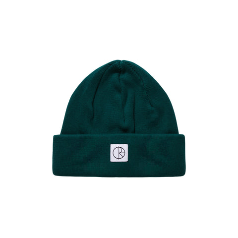 Double Fold Cotton Beanie (Dark Green)