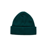 Double Fold Cotton Beanie (Dark Green)