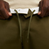 Unlined Cotton Chino Pants (Rough Green)