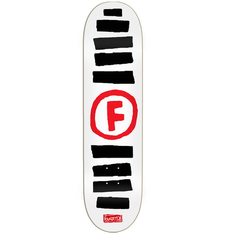 Doodle Stripe Deck (White)