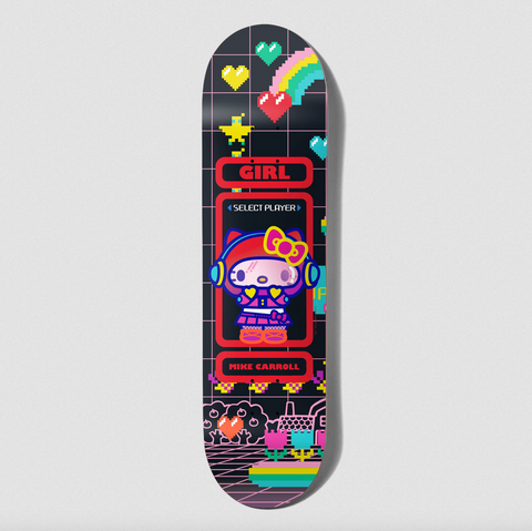 Sanrio Kawaii Arcade Mike Carroll Deck 8.0