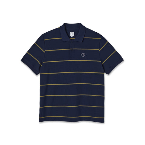 Stripe Polo Shirt (Navy)