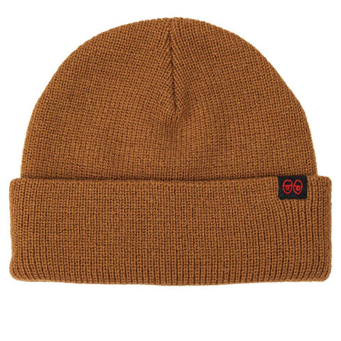 Eyes Clip Beanie (Brown/Red/Black)