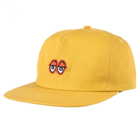 Eyes Snapback Hat (Gold/Red)