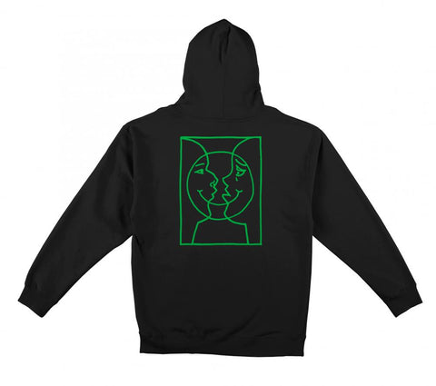 Moonsmile Raw Hoody (Black/Green)