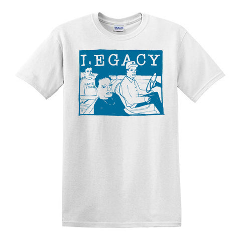 OG Boyz Logo Tee (White/Navy/Marble)