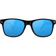 Glassy Leonard Polarized Black/Blue Mirror