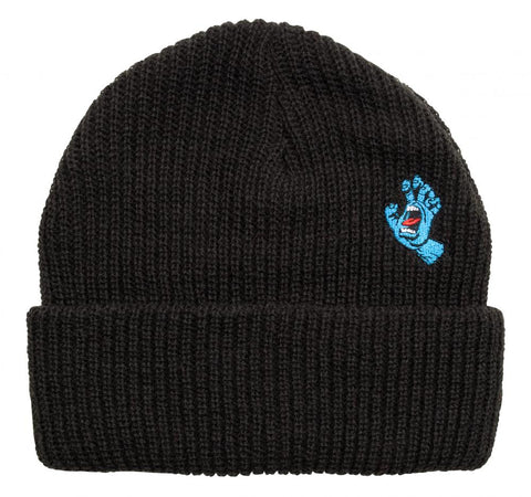 Screaming Mini Hand Beanie (Black)