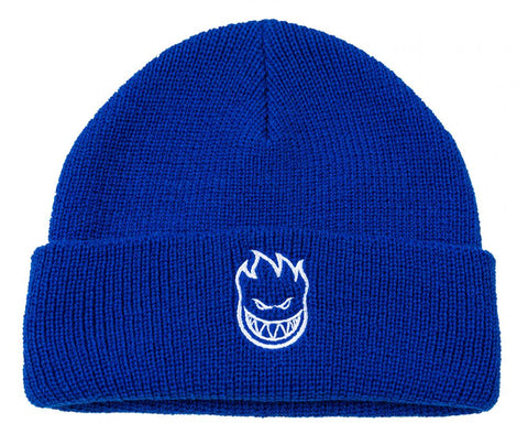 Big Head Cuff Beanie (Blue/White)