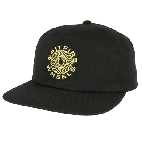 Classic 87' Swirl Snapback (Black/Yellow)