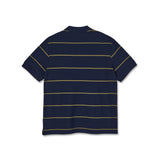 Stripe Polo Shirt (Navy)