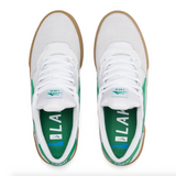 Cambridge (White/Grass) Suede Skate Shoes