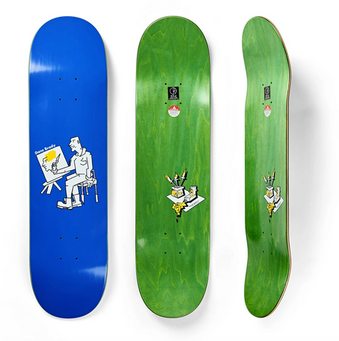 Dane Brady Painter Deck Blue 8.375"