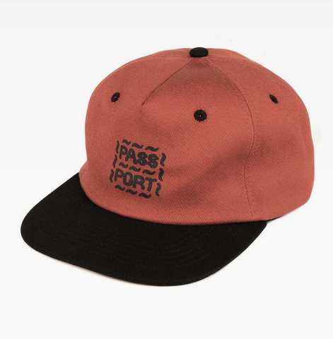 Messy Logo 6-Panel (Rust/Black)