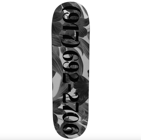 Dial Tone Black Slick Deck 8.5