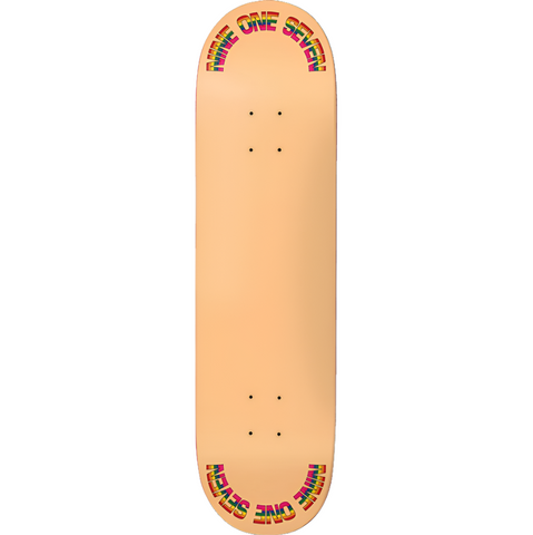 Rainbow Peach Slick Deck 8.25