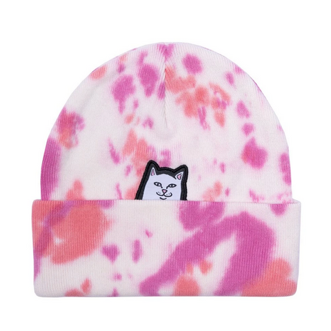 Lord Nermal Beanie (Pink Tie Dye)