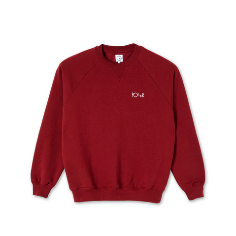 Default Crewneck (Rich Red)