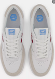 440 Skate Shoe (White/Burgundy)