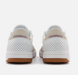 440 Skate Shoe (White/Burgundy)