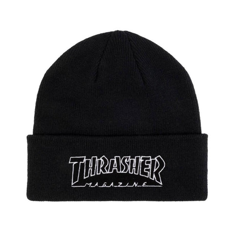 Outline Logo Beanie (Black)