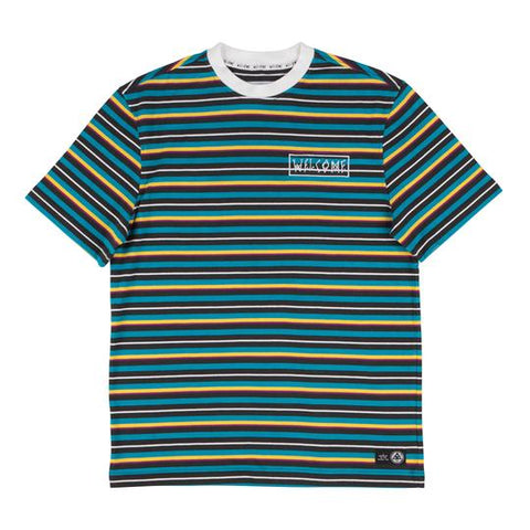 Surf Stripe Tee (Black/White)