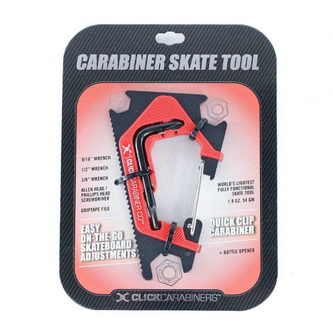 Carabiner Skate Tool 2.0 (Red/Black)