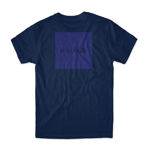 Tonal Square Tee (Navy)