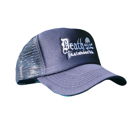 Death Trucker Cap (Navy/Navy)
