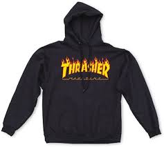 Flame Logo Hoody (Black)