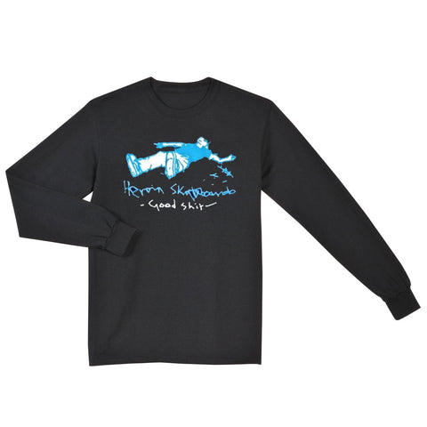 Good Shit Long Sleeve Tee  (Black)