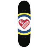 Skate Heart Deck (Black) 9.0